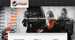 Desktop Screenshot of counterstrike-mania.com