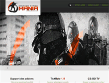 Tablet Screenshot of counterstrike-mania.com